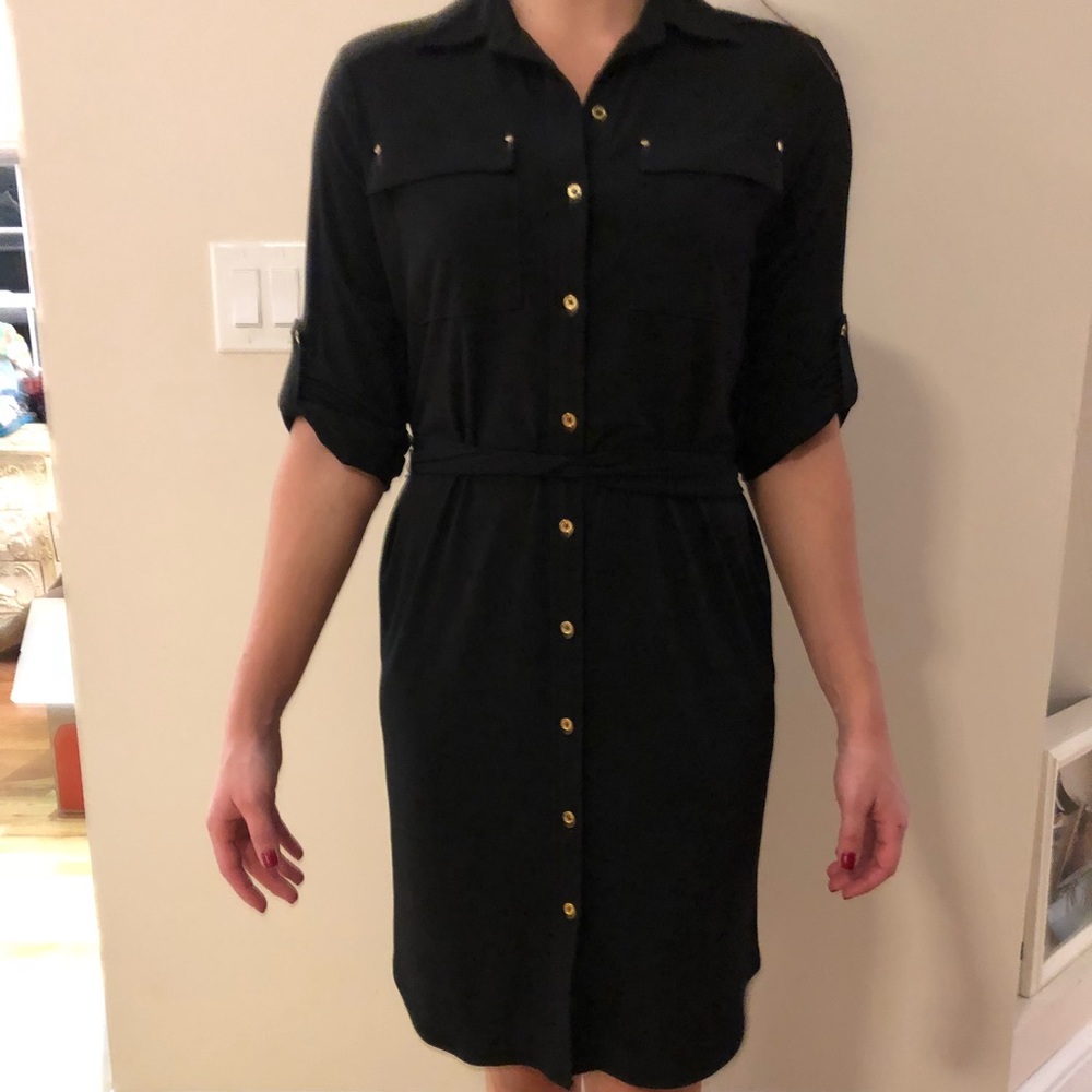 Classic black dress
